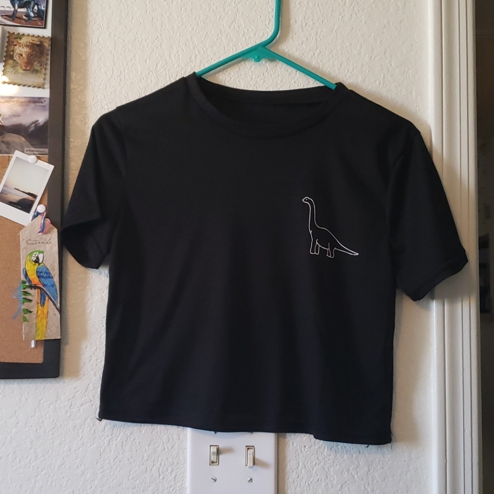 dinosaur crop top